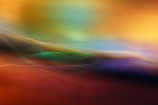 Photo Art Wall Mural-SILK COLOR-(6615)-NON WOVEN-Wallpaper-Rainbow Soft Wave XXL