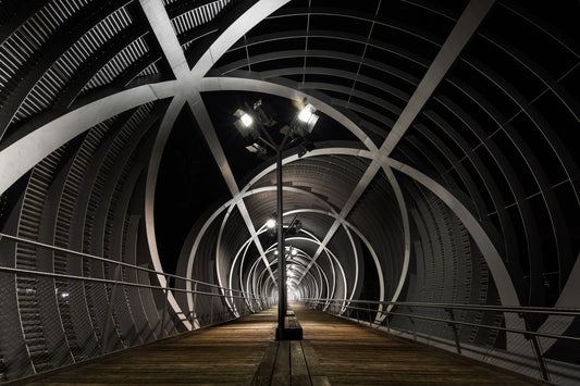 Photo Art Wall Mural-MODERN BRIDGE-(6632)-NON WOVEN-Wallpaper-Street Laterna XXL
