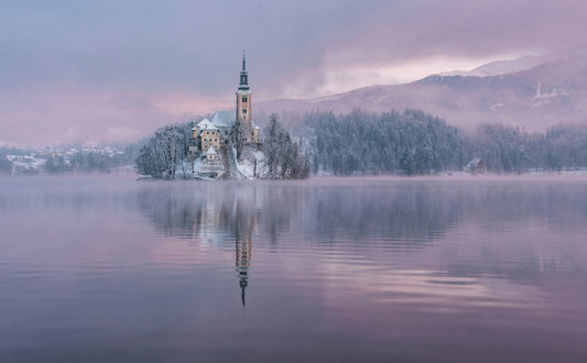 Photo Art Wall Mural-SEASON CHURCH-(6640)-NON WOVEN-Wallpaper-Nature Vibes XXL