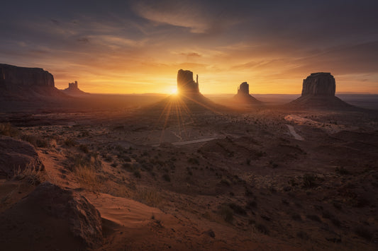 Fototapete VLIES-CANYON SONNENUNTERGANG-(6743S)-Tapete Nach Mass-Wand- XXL