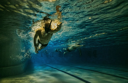 Photo Wall Mural-SWIMMING POOL-(8170)-NON WOVEN-Wallpaper-Water Sport Athletics XXL