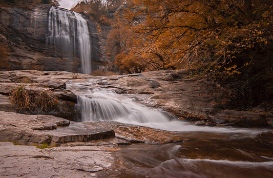 Fototapete-VLIES-WASSERFALL-(8224S)-Wand-Tapete-Nach-Maß- XXL